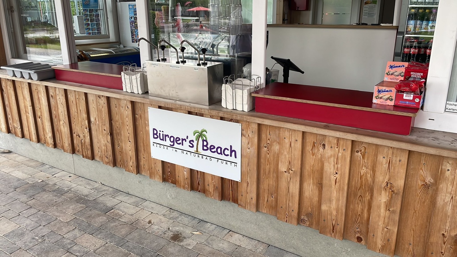 Bartheke im Bürger's Beach